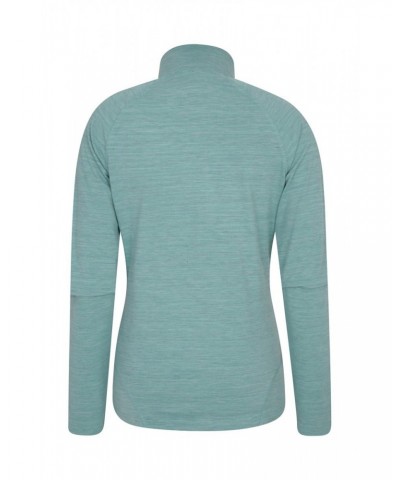 Bend And Stretch Womens Half-Zip Midlayer Mint $13.20 Active