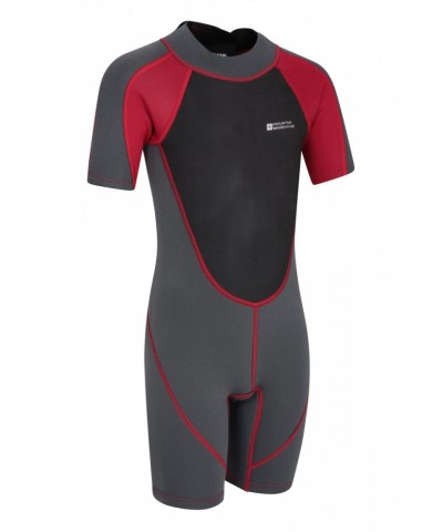 Kids Shorty 2.5/2mm Wetsuit Red $24.07 Swimwear