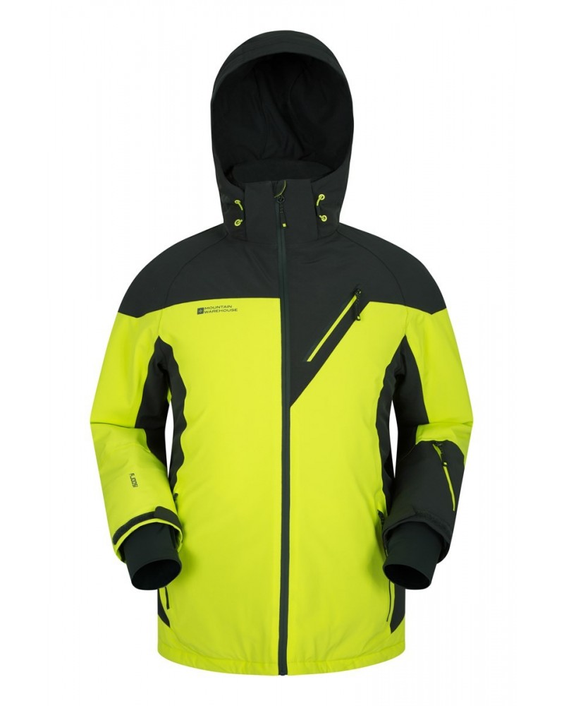 Asteroid Mens Ski Jacket Lime $40.80 Jackets