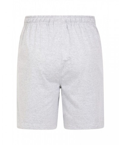 Mens Pajama Shorts 2-Pack Black $15.29 Loungewear