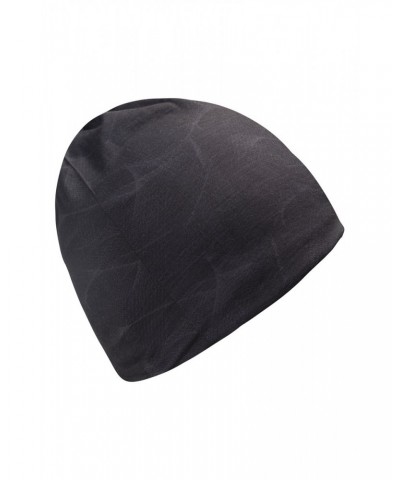 Patterned Mens Polar Fleece Headtube Black $9.71 Accessories