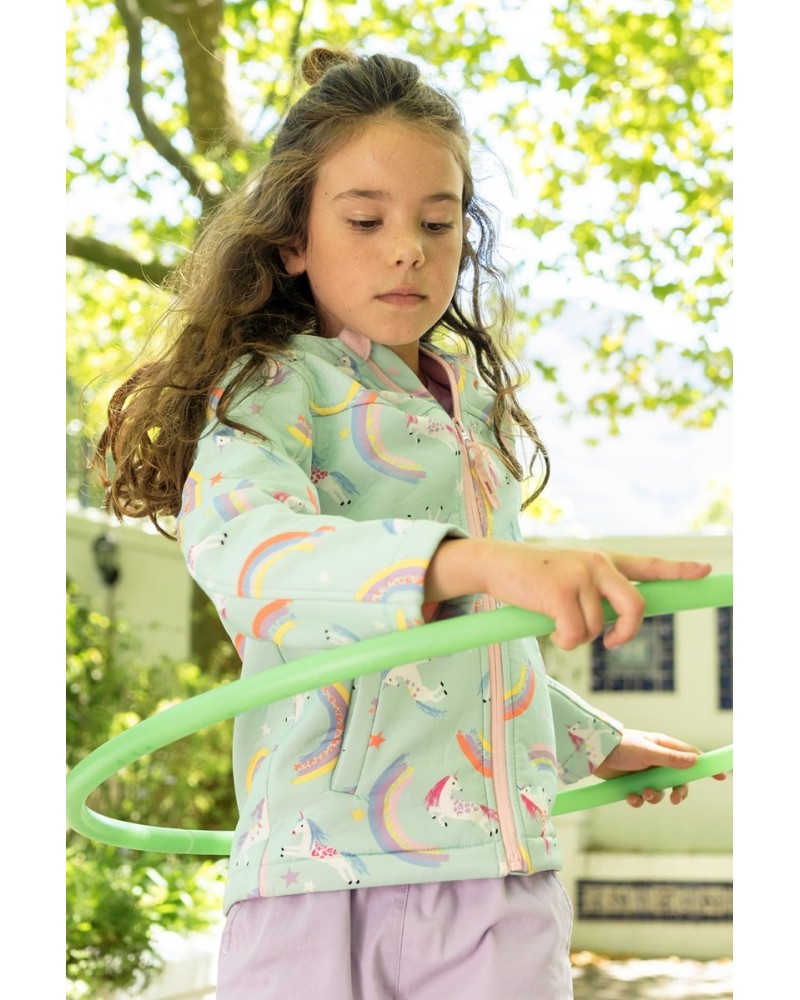 Exodus II Kids Printed Water-resistant Softshell Mint $19.13 Jackets