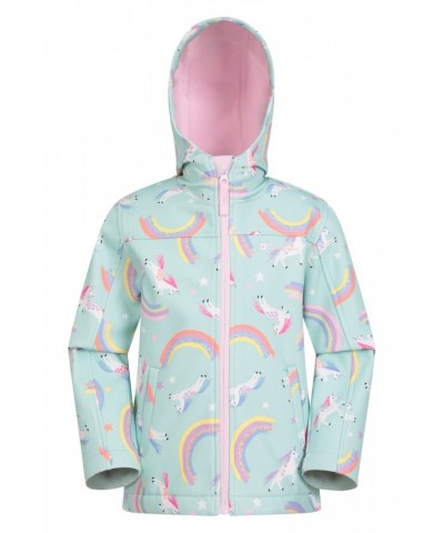 Exodus II Kids Printed Water-resistant Softshell Mint $19.13 Jackets