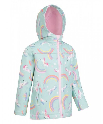 Exodus II Kids Printed Water-resistant Softshell Mint $19.13 Jackets