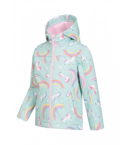 Exodus II Kids Printed Water-resistant Softshell Mint $19.13 Jackets