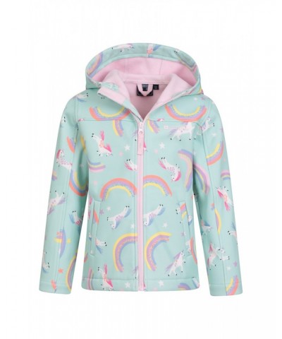 Exodus II Kids Printed Water-resistant Softshell Mint $19.13 Jackets