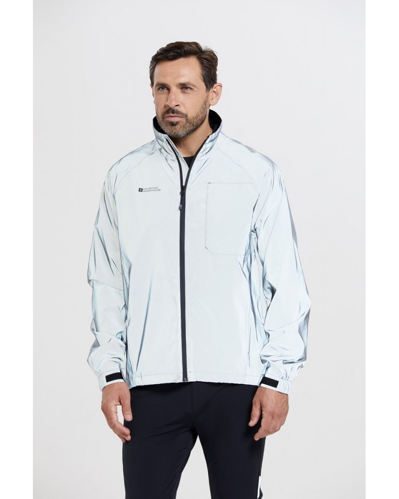 Adrenaline Mens Iso-Viz Jacket Silver $34.19 Active