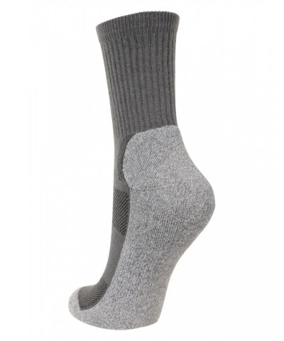 IsoCool Womens Trekker Quarter Length Socks Dark Grey $11.99 Accessories