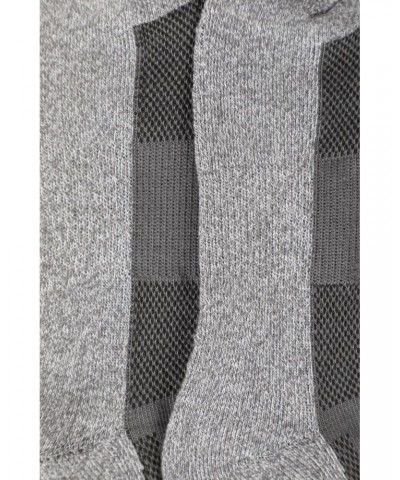 IsoCool Womens Trekker Quarter Length Socks Dark Grey $11.99 Accessories