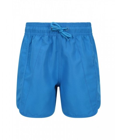 Panama Kids Swim Shorts Corn Blue $13.56 Pants