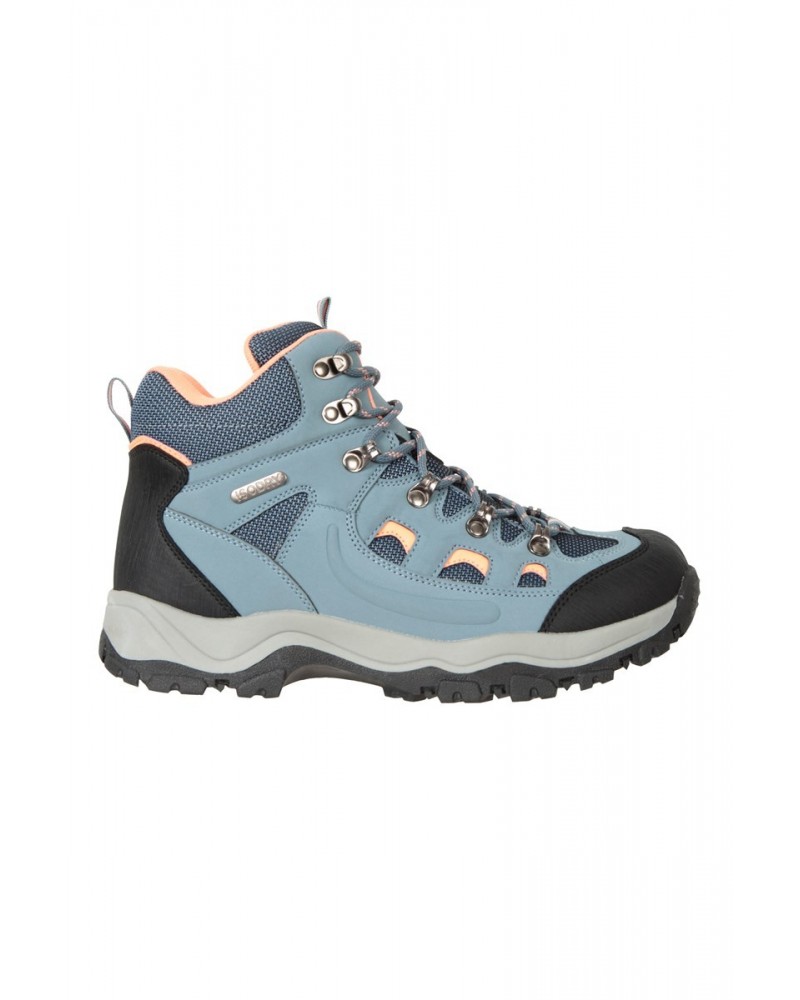 Adventurer Womens Waterproof Hiking Boots Blue $35.99 Footwear