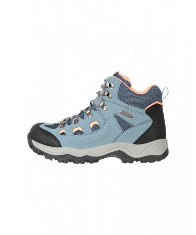 Adventurer Womens Waterproof Hiking Boots Blue $35.99 Footwear