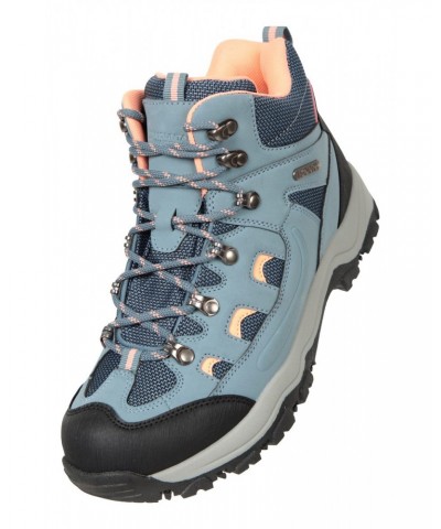 Adventurer Womens Waterproof Hiking Boots Blue $35.99 Footwear