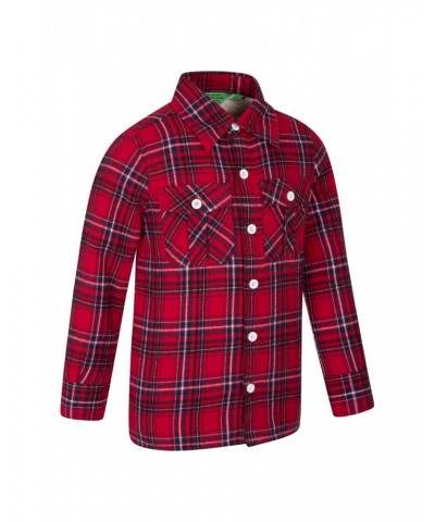 Jackson Kids Shacket Dark Red $11.50 Tops