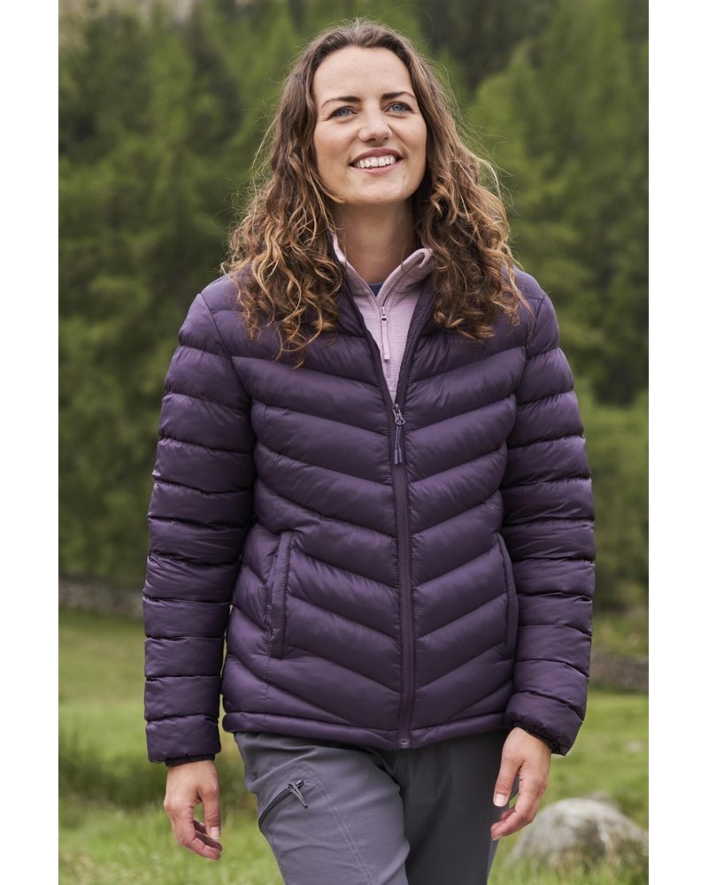 Seasons Womens Insulated Jacket Purple $28.70 Jackets