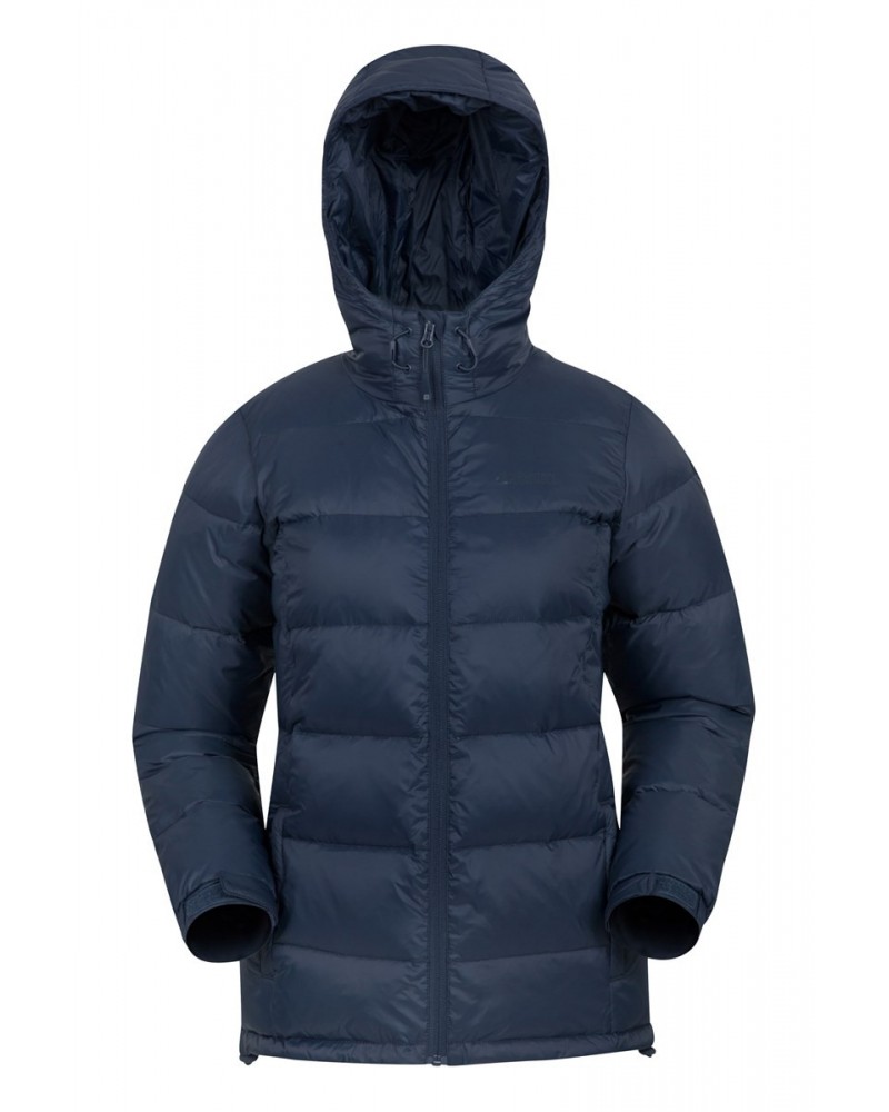 Aoraki Womens Down Jacket Navy $51.29 Jackets