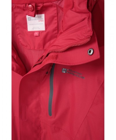 Bracken Extreme 3 in 1 Mens Waterproof Jacket Red $72.00 Jackets