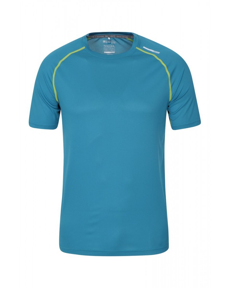 Aero II IsoCool Mens T-Shirt Teal $15.38 Tops