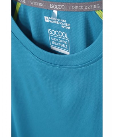 Aero II IsoCool Mens T-Shirt Teal $15.38 Tops