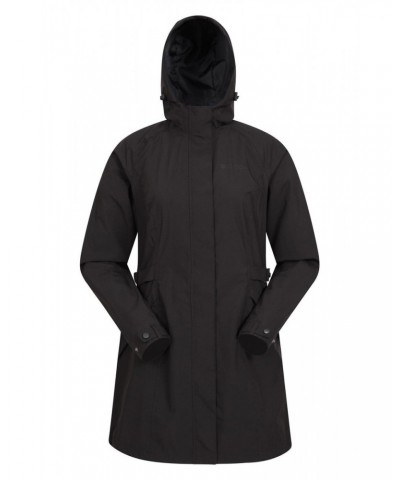 Womens Waterproof Trench Coat Black $28.70 Jackets