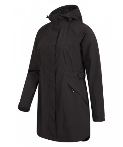 Womens Waterproof Trench Coat Black $28.70 Jackets