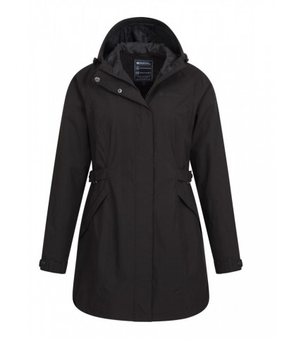 Womens Waterproof Trench Coat Black $28.70 Jackets