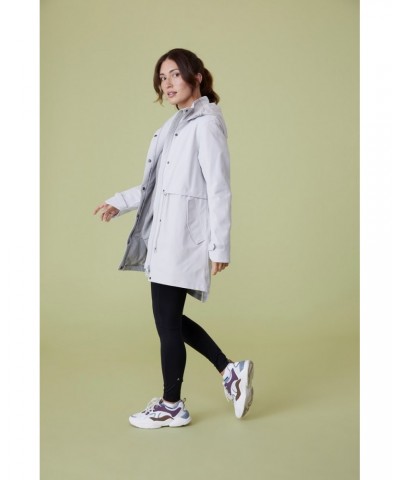 Dipali Womens Coat Light Grey $31.20 Jackets