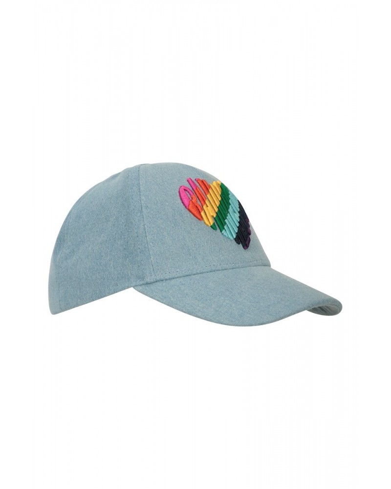 Chambray Kids Baseball Cap Rainbow $9.00 Accessories