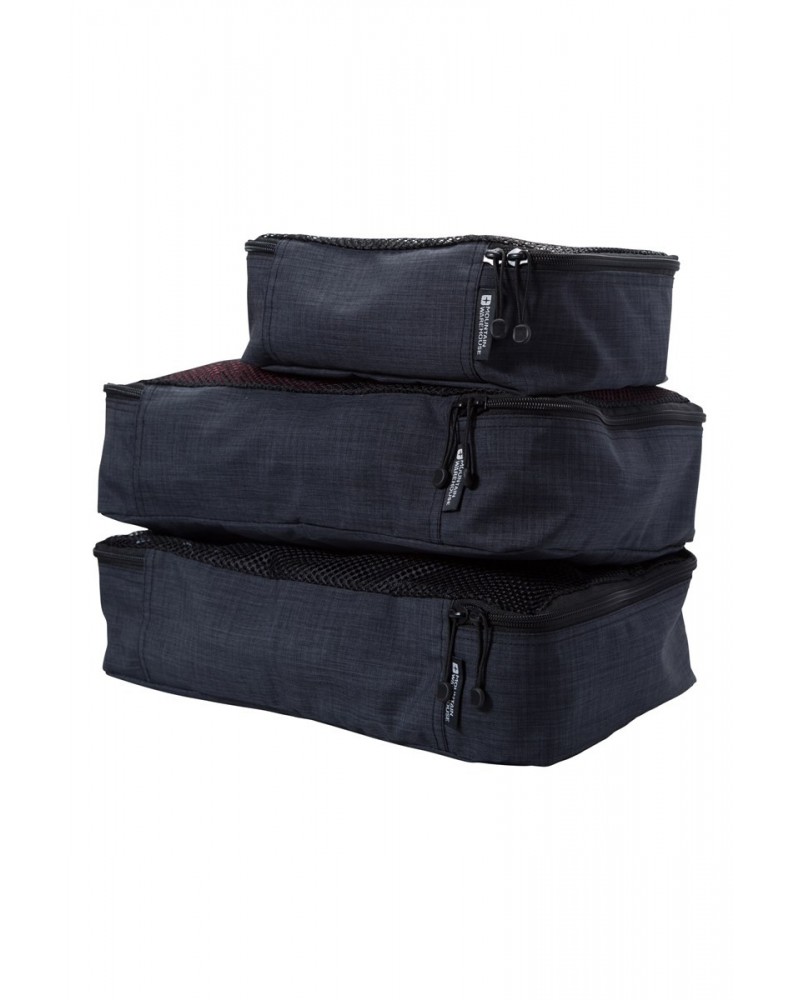 Travel Organiser - Set of 3 Charcoal $16.17 Travel Accessories