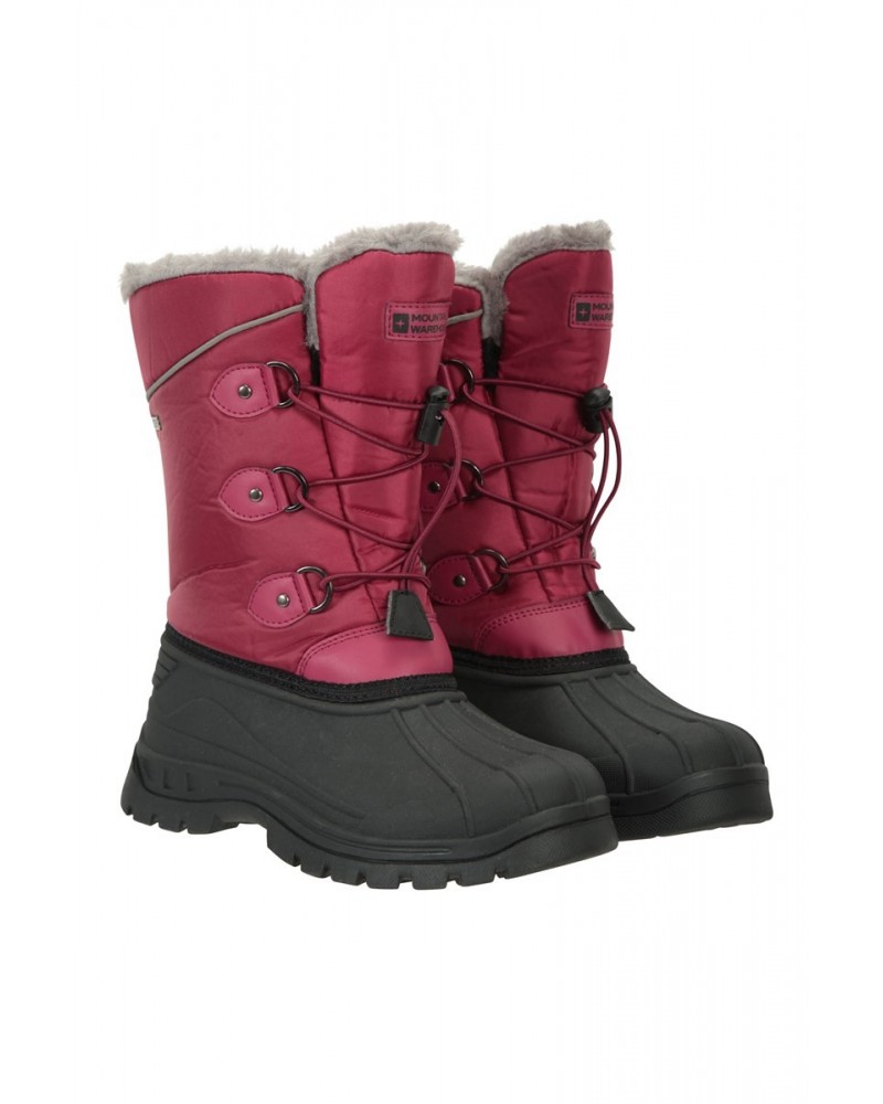 Whistler Kids Adaptive Snow Boots Burgundy $15.75 Footwear