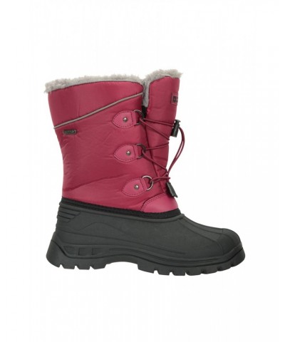 Whistler Kids Adaptive Snow Boots Burgundy $15.75 Footwear