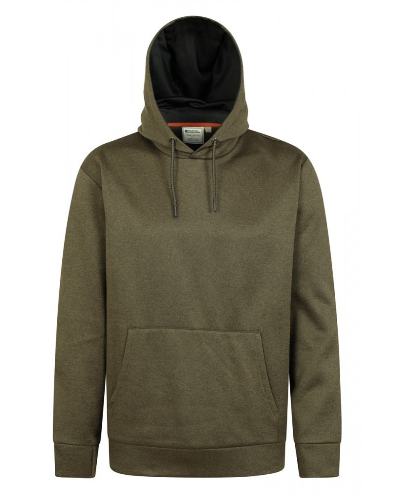 Denver Mens Relaxed Hoodie Dark Khaki $17.81 Tops