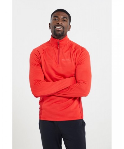 Denali Mens Half-Zip Fleece Top Red $15.58 Fleece