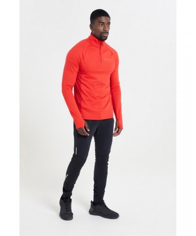 Denali Mens Half-Zip Fleece Top Red $15.58 Fleece