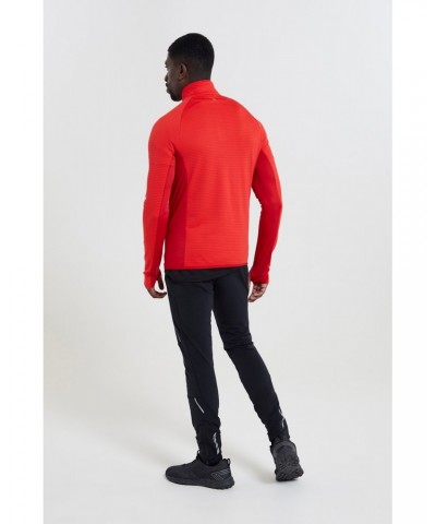 Denali Mens Half-Zip Fleece Top Red $15.58 Fleece