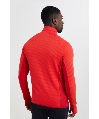 Denali Mens Half-Zip Fleece Top Red $15.58 Fleece