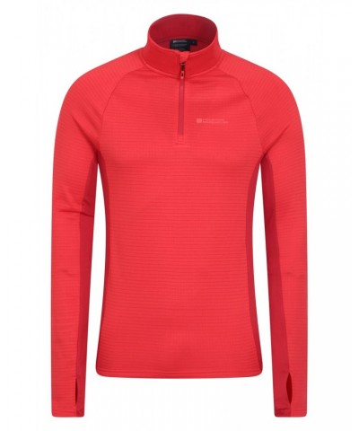 Denali Mens Half-Zip Fleece Top Red $15.58 Fleece