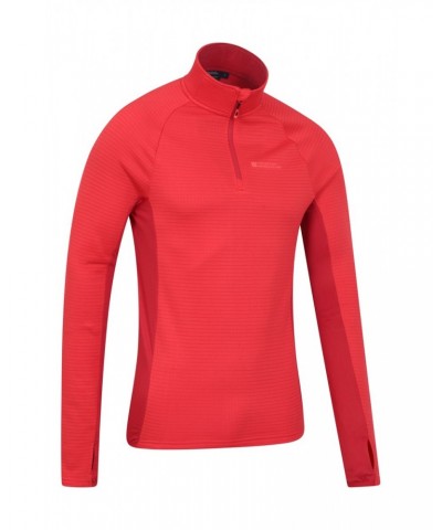 Denali Mens Half-Zip Fleece Top Red $15.58 Fleece