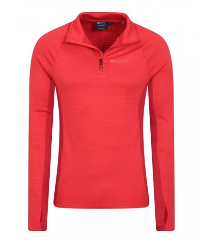 Denali Mens Half-Zip Fleece Top Red $15.58 Fleece