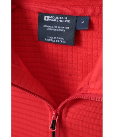 Denali Mens Half-Zip Fleece Top Red $15.58 Fleece