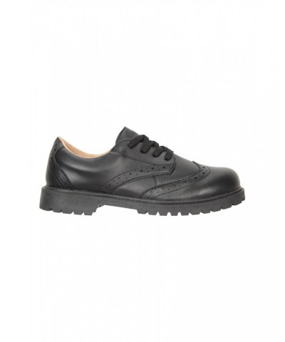 Playground Kids Brogue School Shoes Black $18.47 Footwear