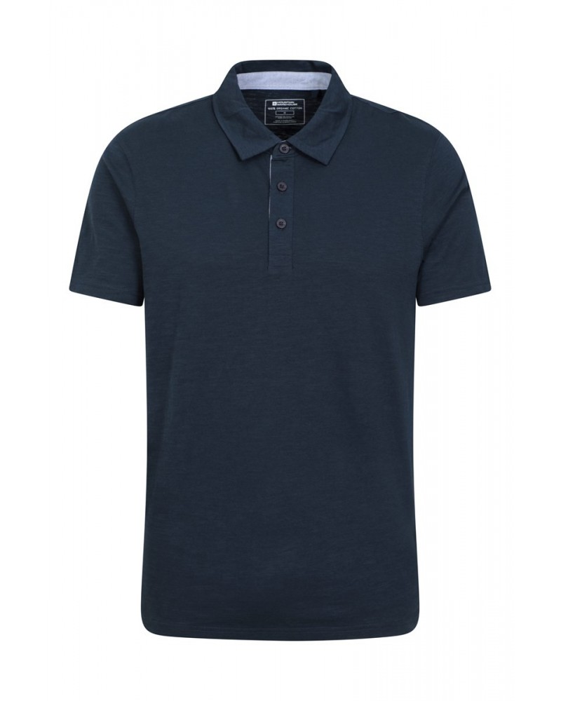 Hasst II Mens Organic Polo Navy $12.99 Tops