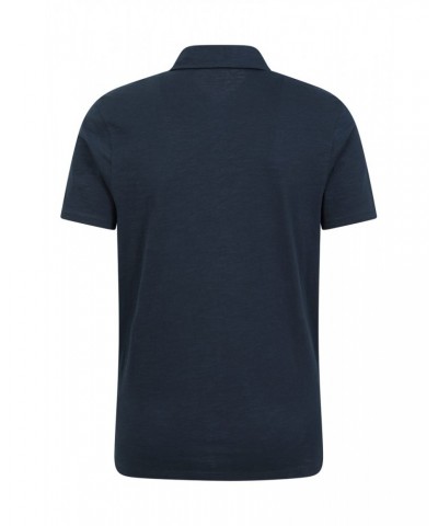 Hasst II Mens Organic Polo Navy $12.99 Tops