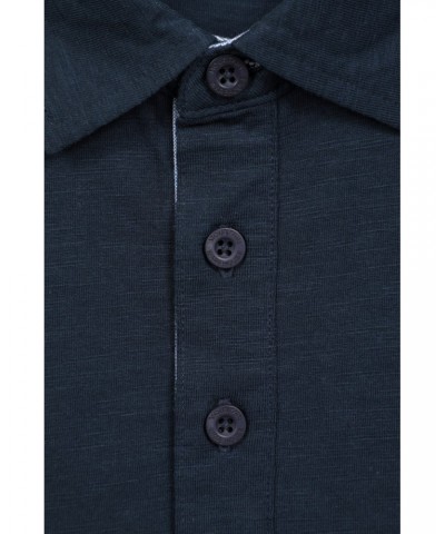 Hasst II Mens Organic Polo Navy $12.99 Tops