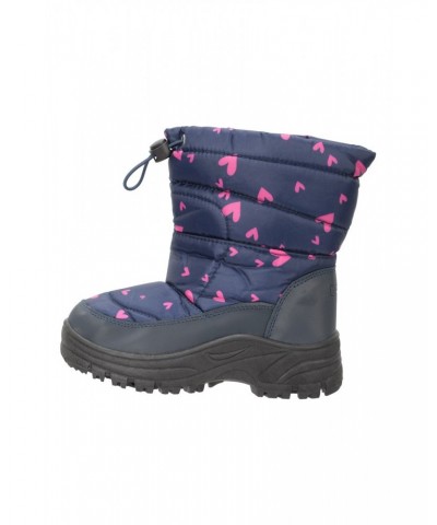 Caribou Toddler Adaptive Printed Snow Boots Navy $13.86 Footwear