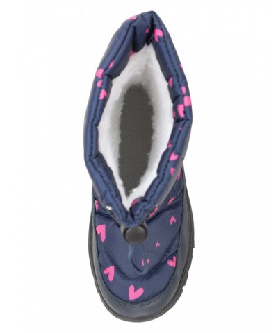 Caribou Toddler Adaptive Printed Snow Boots Navy $13.86 Footwear