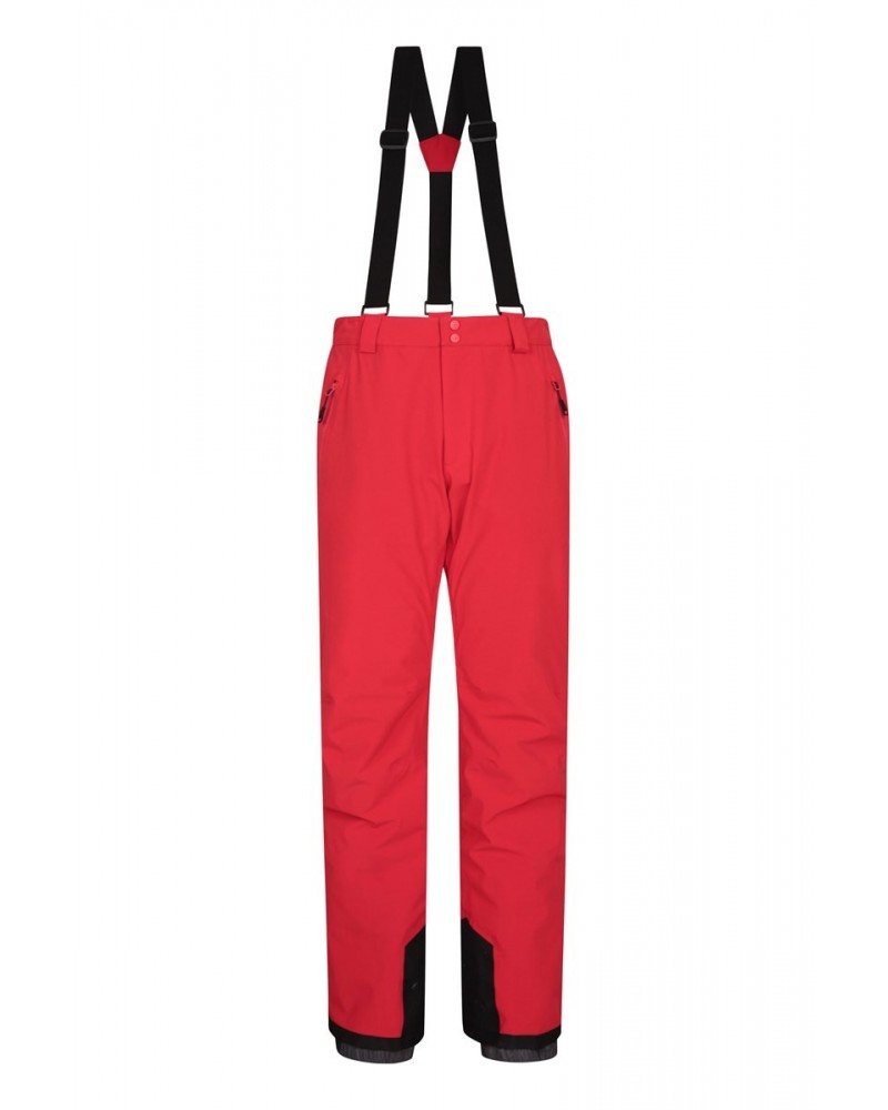 Orbit 4 Way Stretch Mens Ski Pants Red $46.39 Pants