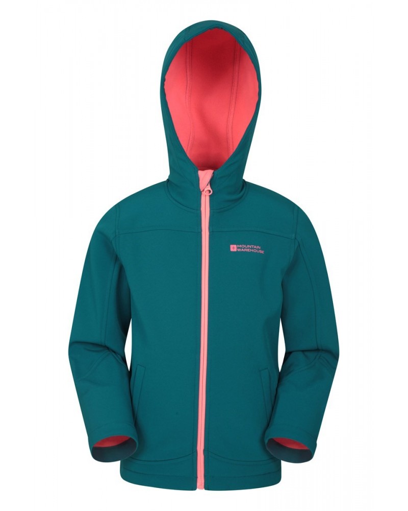 Exodus Kids Water Resistant Softshell Dark Teal $16.82 Jackets