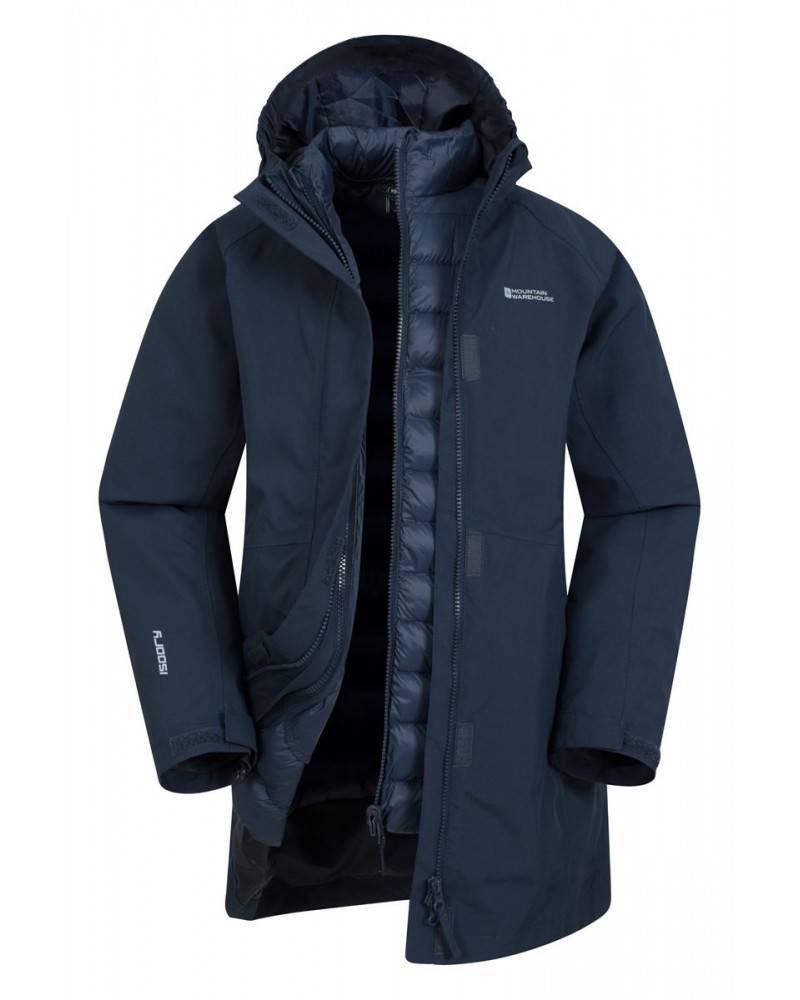 Alaskan Kids 3 in 1 Waterproof Jacket Navy $63.70 Jackets