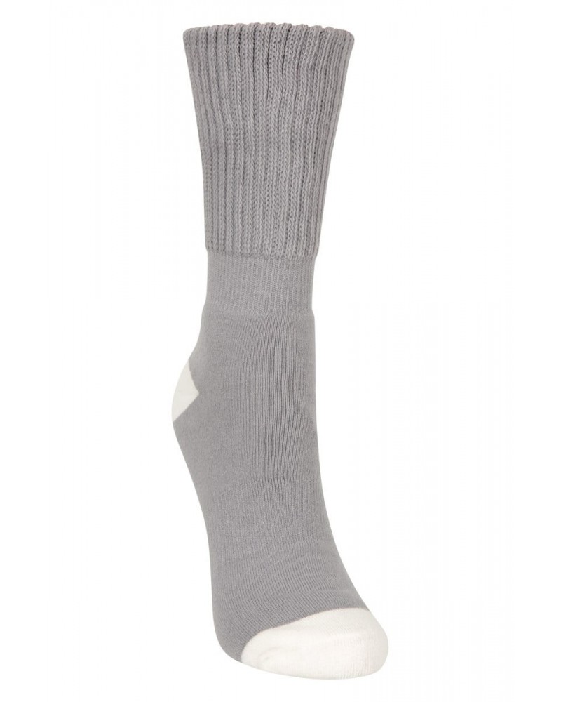Double Layer Womens Hiking Socks Light Grey $9.50 Accessories